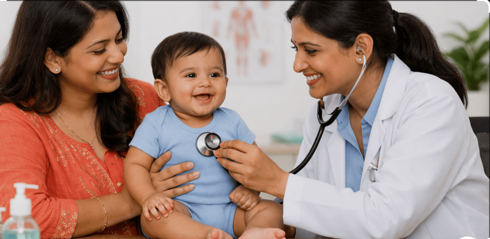 Happy child healthcare